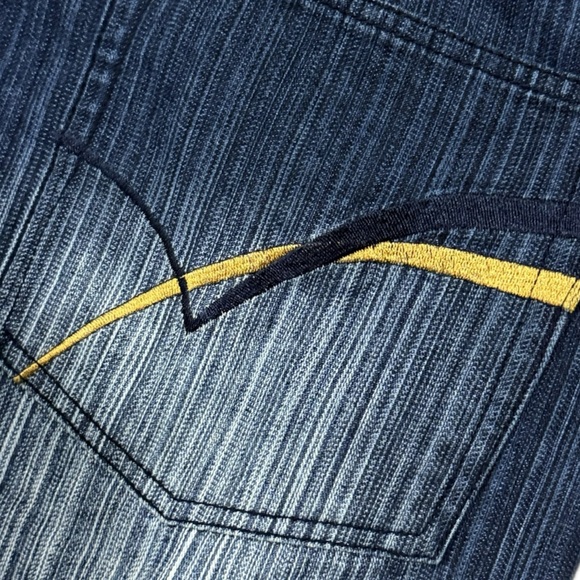 ππΉ GODBODY GB Denim Technology Urban Streetwear Skater Wide-Leg Jeans | 36x32 - Picture 6 of 7